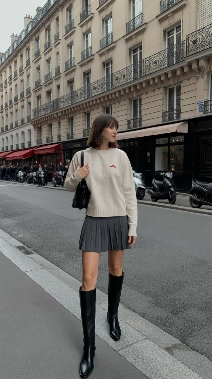 spring-preppy-outfits-2026-Minimal-Cream-Knit-and-Tall-Boots-for-Elevated-Simplicity