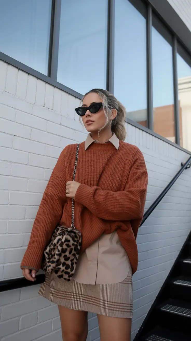 spring-preppy-outfits-2026-Plaid-Textures-and-Warm-Neutrals-for-Early-Spring