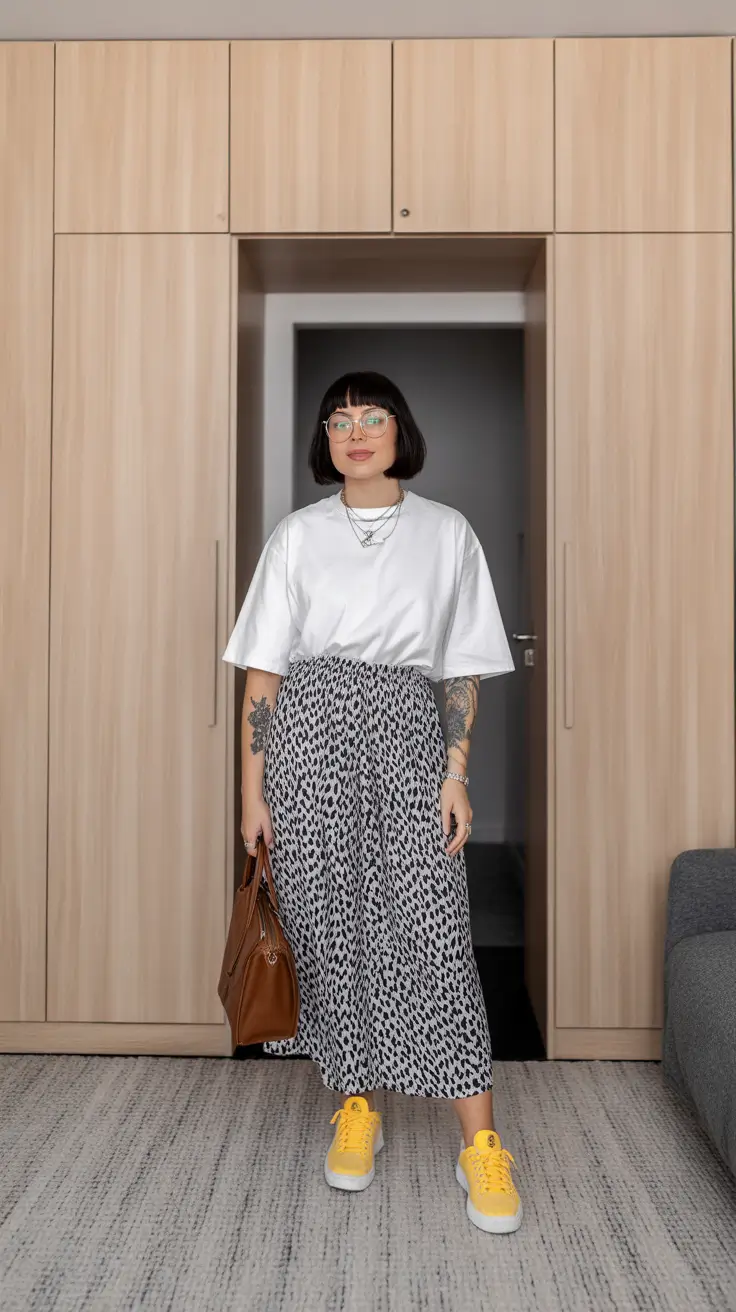 spring fashion trends 2026 Soft Prints and Bright Sneakers for Everyday Ease