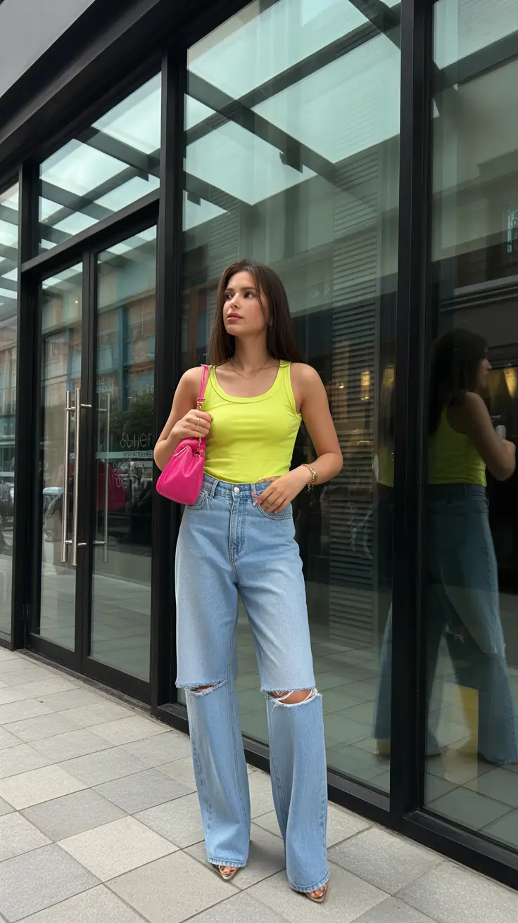 spring dinner outfits 2026 Bold Color Pops for a Confident Spring Night Out