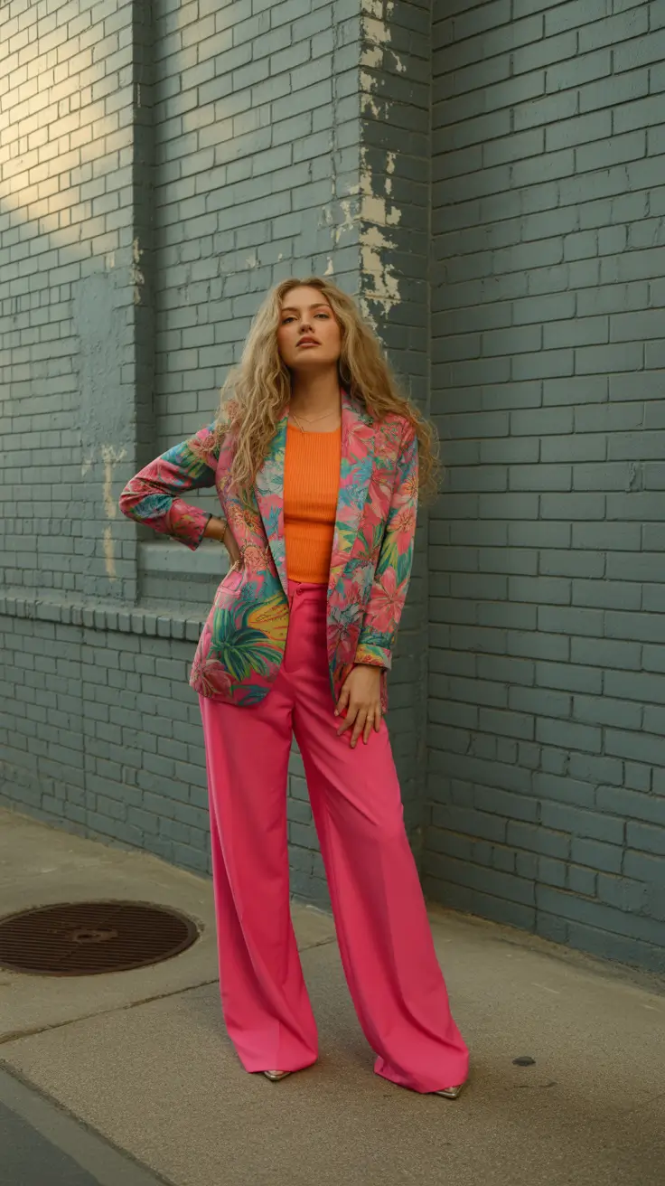 spring dinner outfits 2026 Vibrant Color Blocking for a Bold Spring Dinner Moment