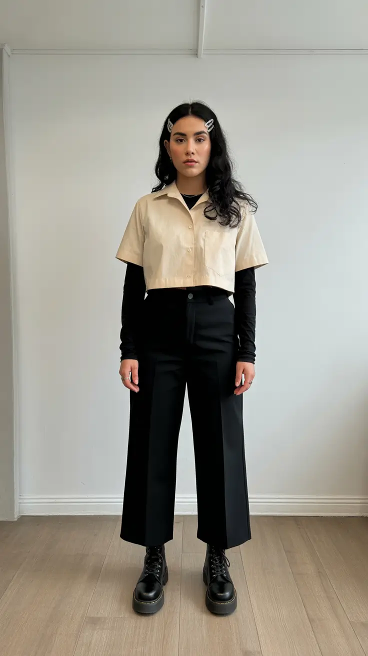 best early spring outfits 2026 Structured Minimalism with Layered Monochrome