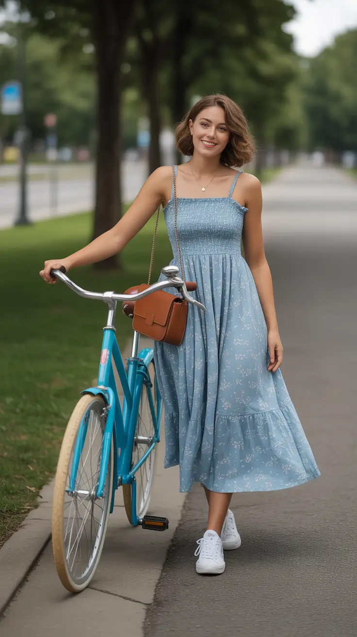 comfy spring outfits for 2026 Soft Blue Ease for Slow Spring Days