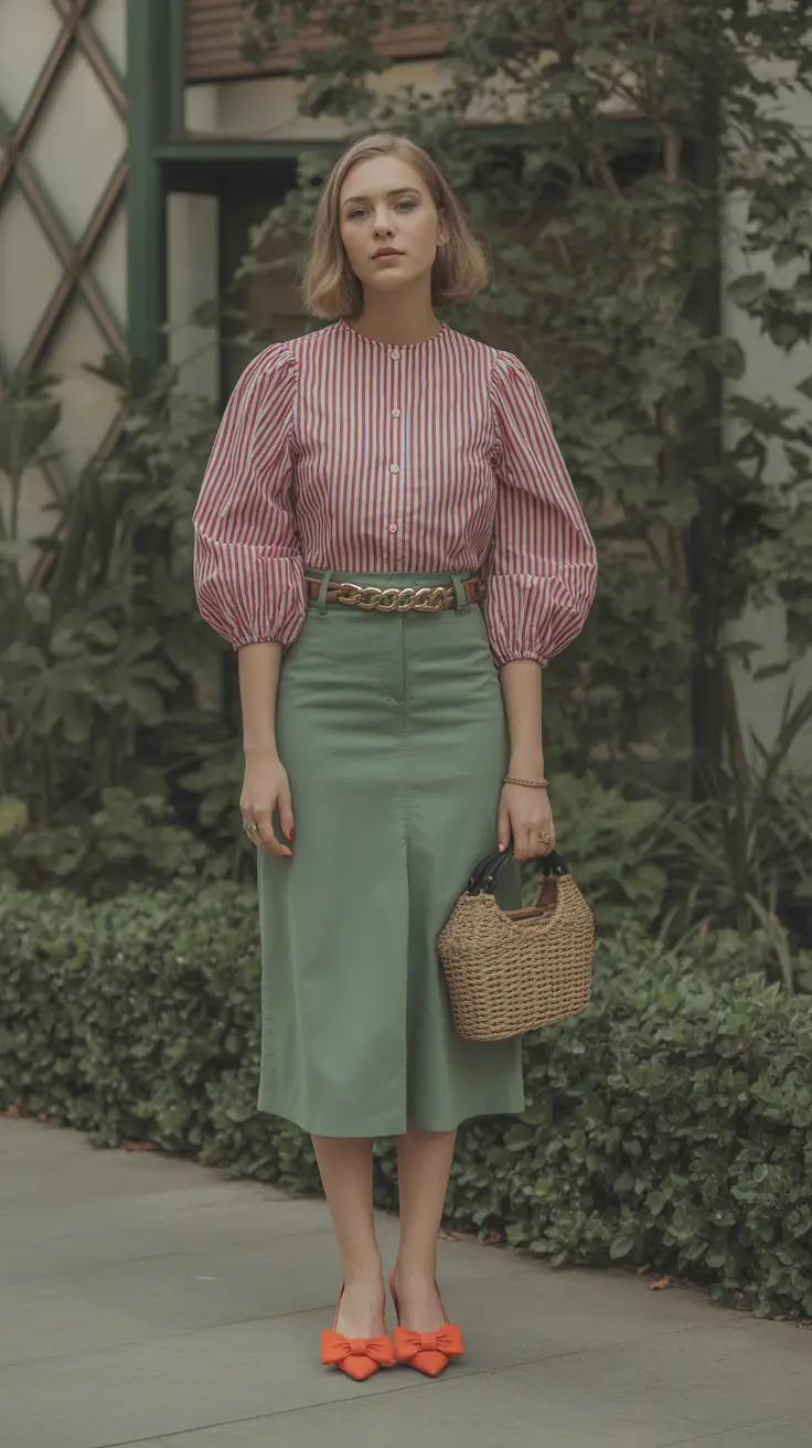 comfy spring outfits for 2026 Vintage-Inspired Color Play for Fresh Spring Energy