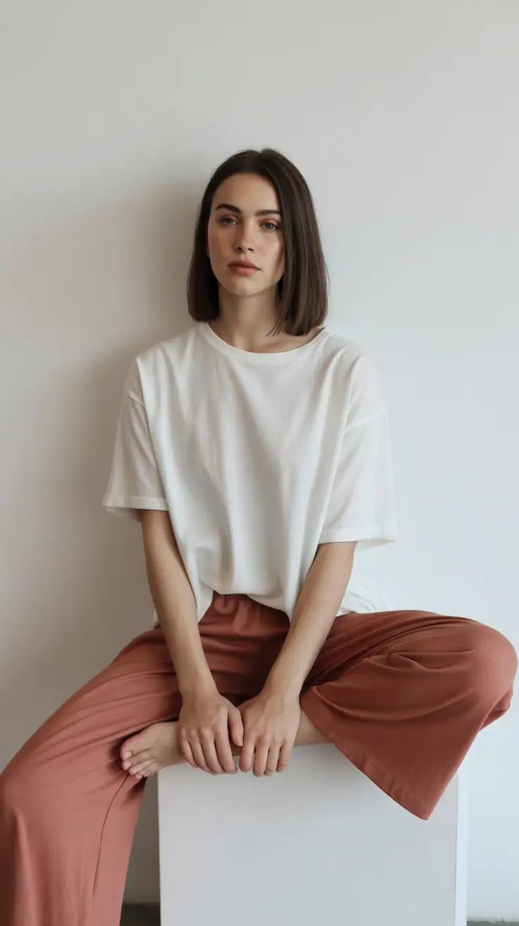 comfy spring outfits for 2026 Minimalist Warmth for Transitional Mornings