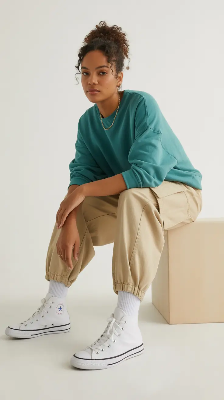 comfy spring outfits for 2026 Sporty Neutrals for Active Spring Days