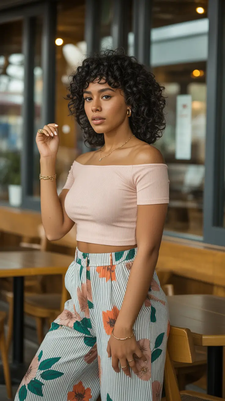 spring date night outfit 2026 Soft Florals Meet Warm Blush Tones