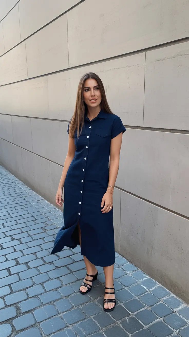 spring date night outfit 2026 Navy Structure for a Subtle, Classy Evening