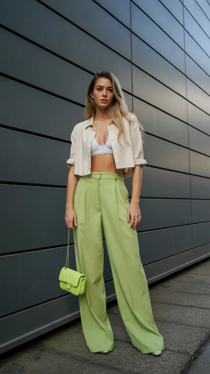 spring date night outfit 2026 Citrus Tones With Playful Confidence