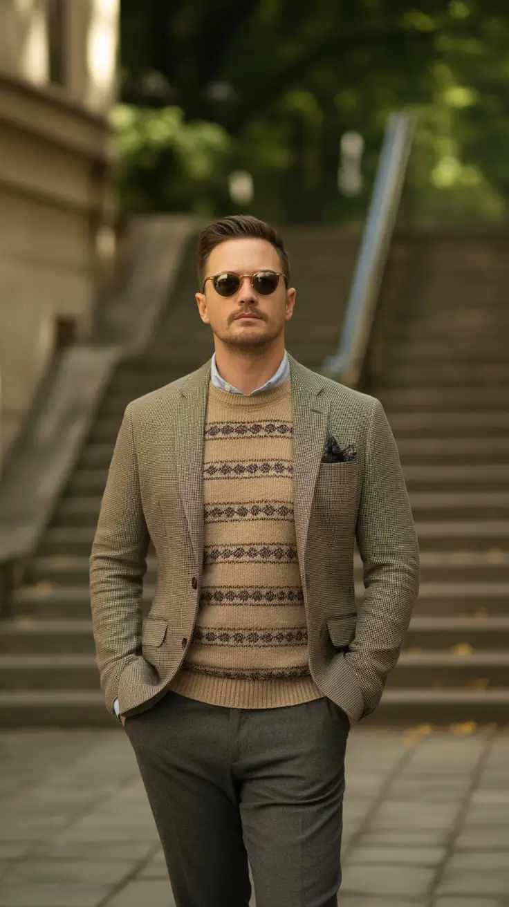 spring outfits mens Tailored Spring Elegance with Old Money Flair