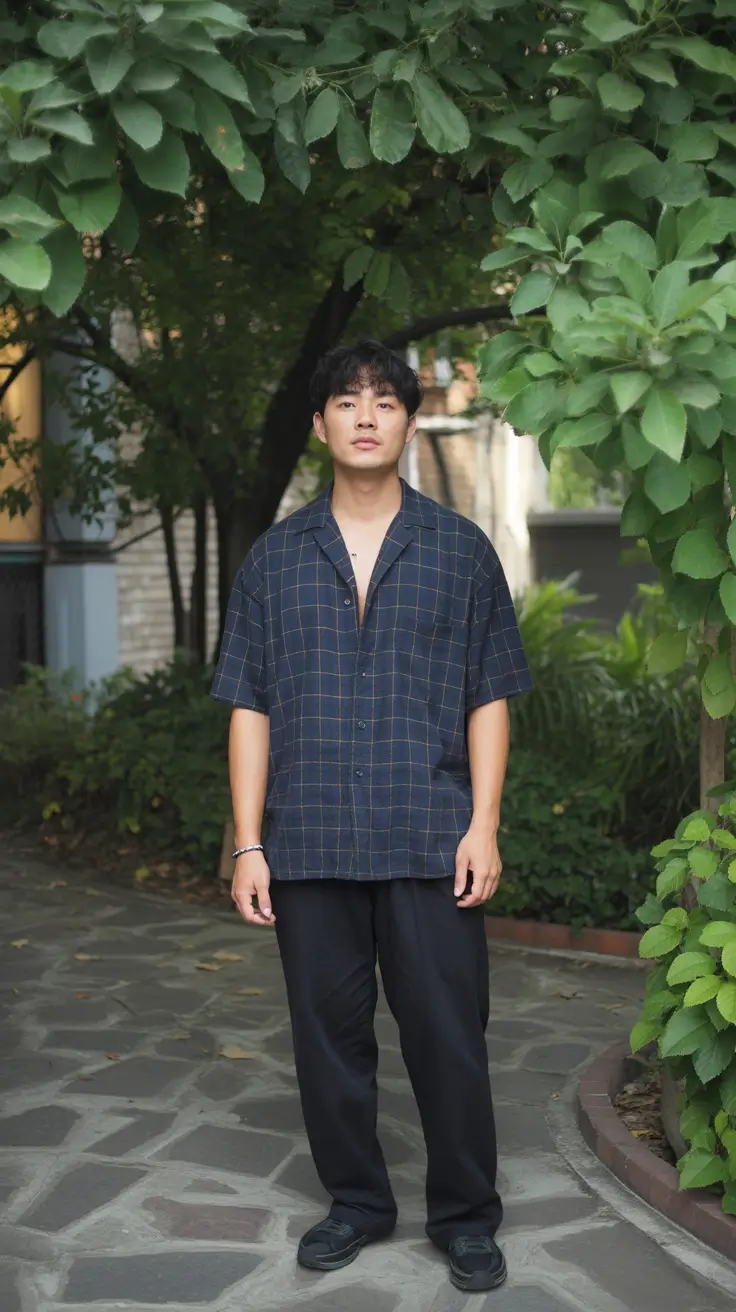 spring outfits mens Soft Check Shirts for Gentle Transitional Weather