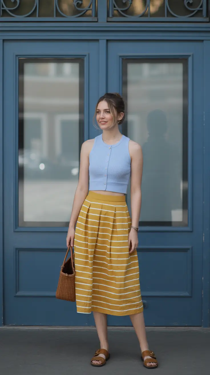 summer capsule wardrobe for women 2026 Playful Color Pairing That Feels Fresh and Modern