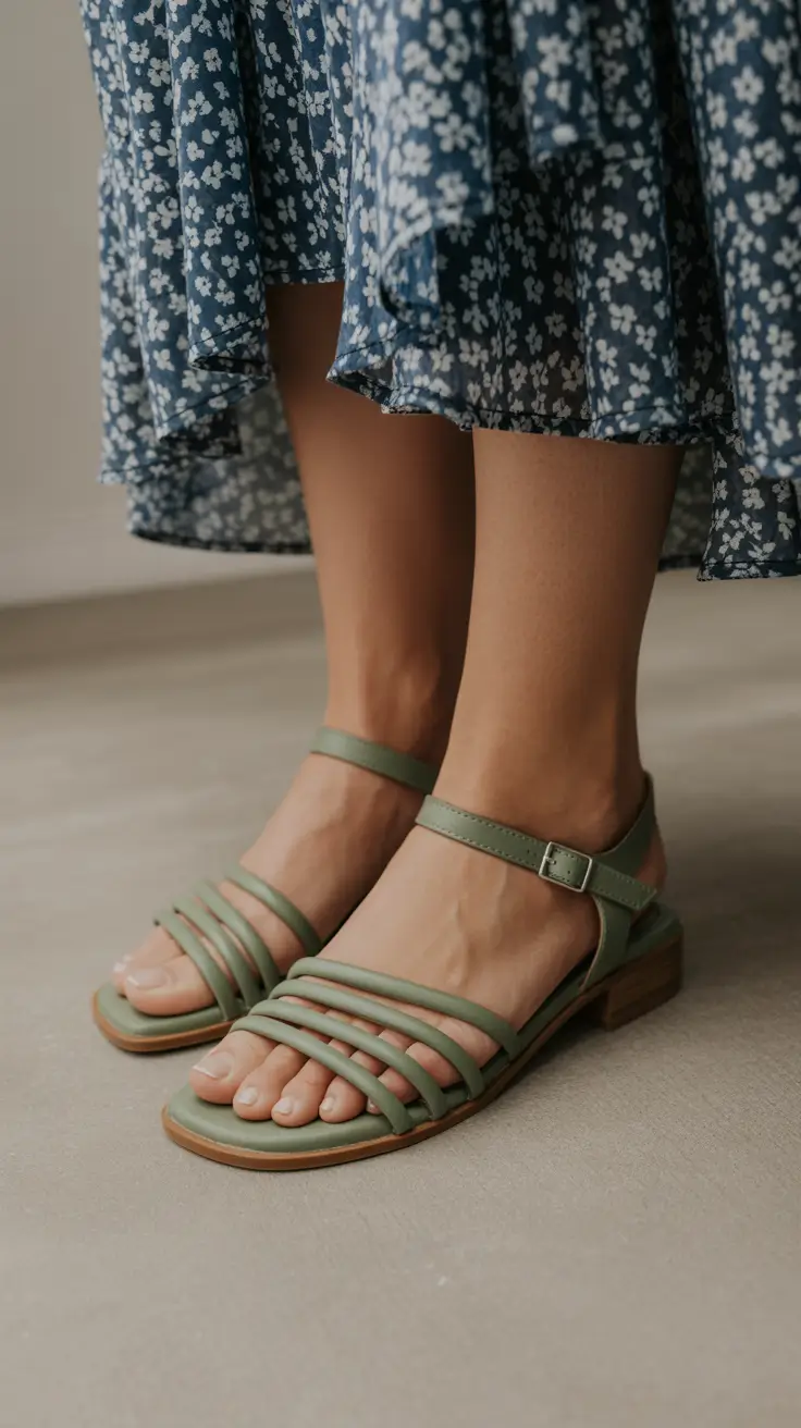 summer outfits with sandals for women 2026 Soft Feminine Lines with a Vintage Touch