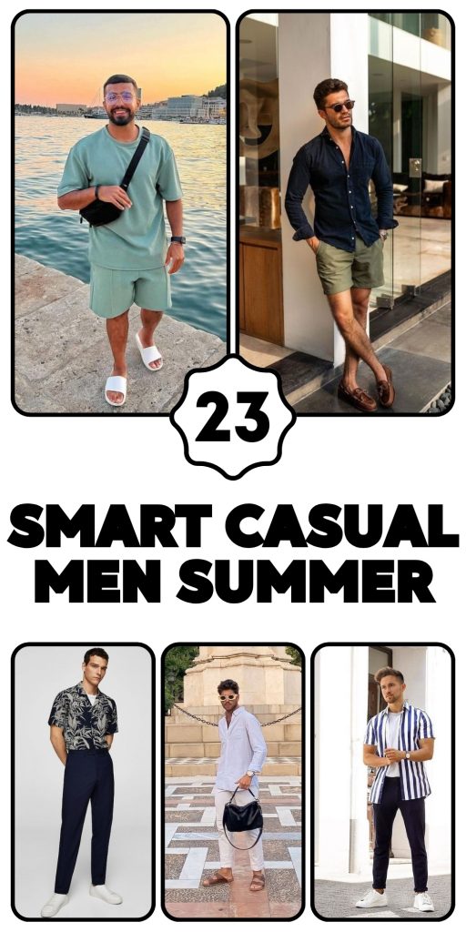 23 Smart Casual Men Summer Outfits for 2024 - Stylish Ideas for Every ...