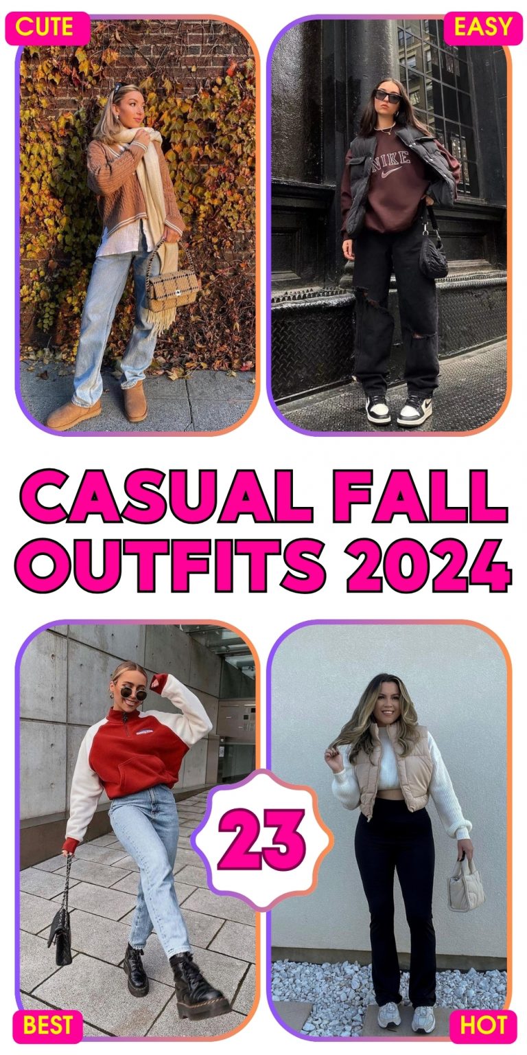 Explore 23 Casual Fall Outfits 2024: Elevated, Elegant, and Cute Styles ...