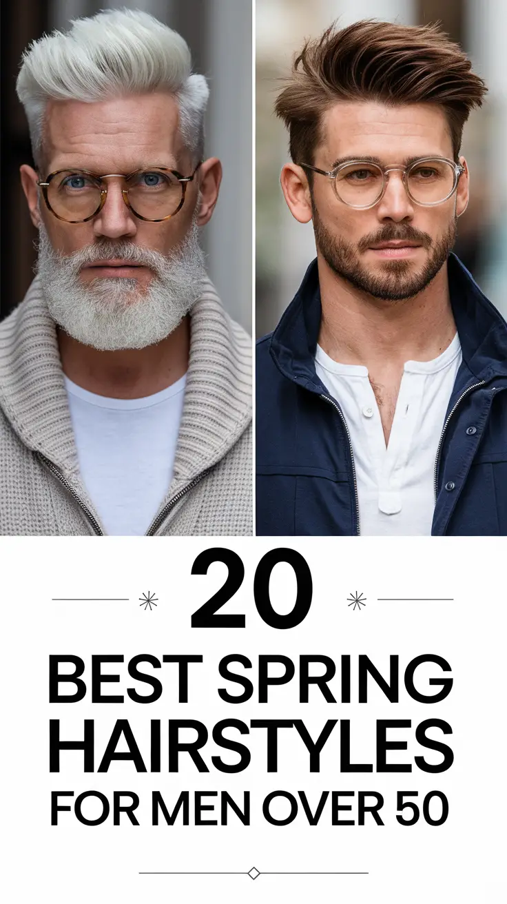 Best Spring Hairstyles for Men Over 50 20 Trendy Ideas for Grey and