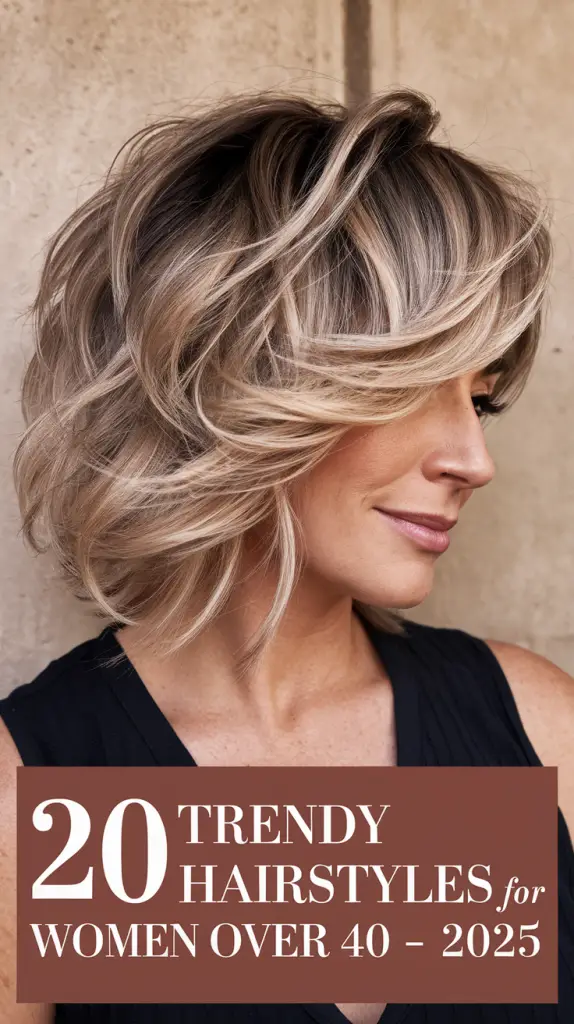 Trendy Hairstyles for Women Over 40 2025 20 Flattering Ideas for Short, Medium, and Long Hair