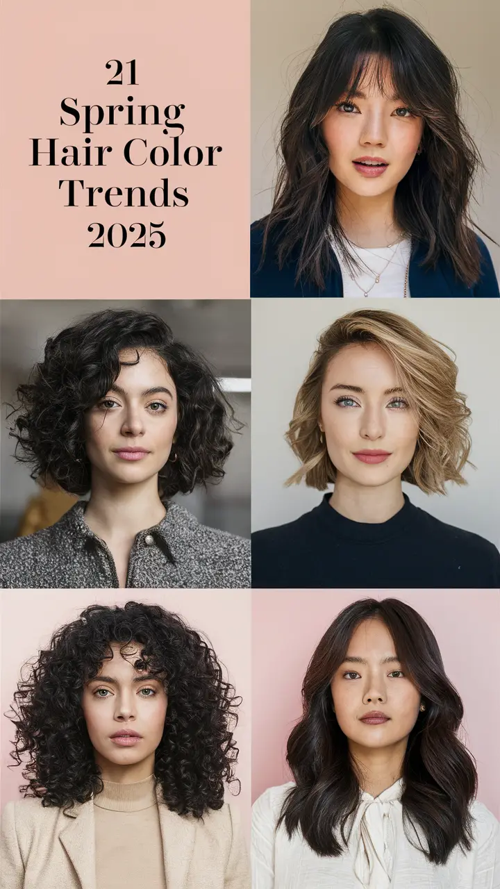 Spring Hair Color Trends 2025: 21 Ideas for Blonde, Red, Brunette, and ...