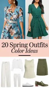 Spring Outfits Color Ideas 2025: 20 Vibrant and Pastel Combinations for