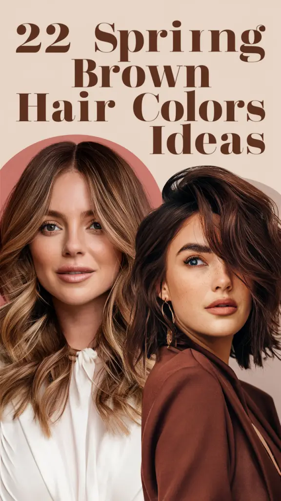 Spring Brown Hair Colors Ideas 2025 – 22 Stunning Shades from Caramel ...