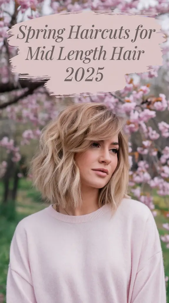 20 Spring Haircuts for MidLength Hair 2025 Trendy Shoulder Styles