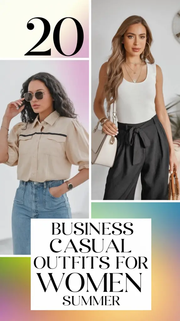 20 Business Casual Outfits for Women Summer 2025 Chic Work Attire Ideas — free download