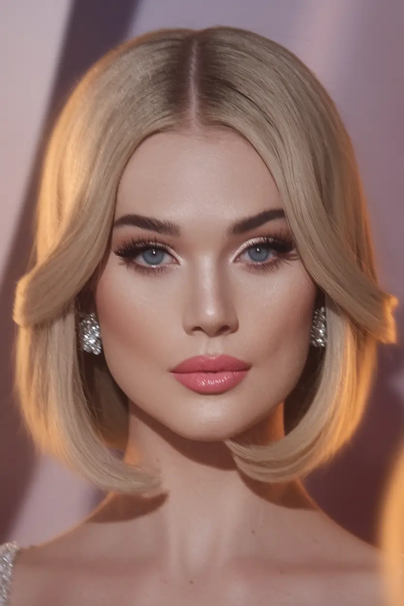 summer haircut for oval face Retro-Inspired Short Curled Bob