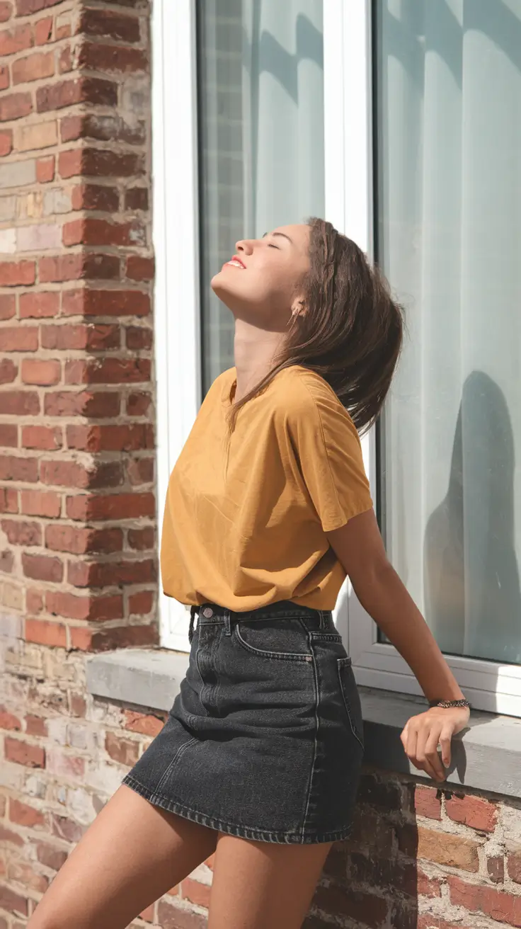 shirt outfits for women summer Golden Hour on Brick Lane