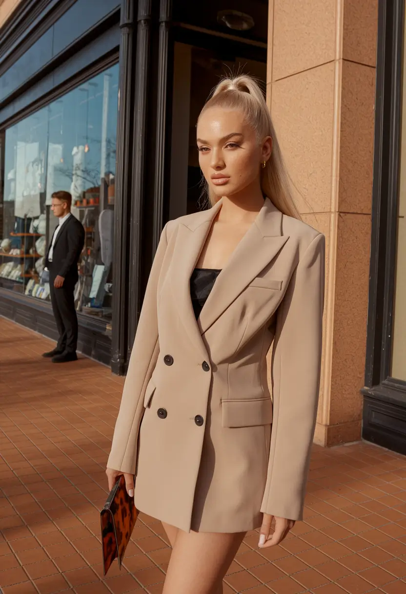 summer work outfit ideas for women Power-Dressing, But Make It Hot Weather-Friendly