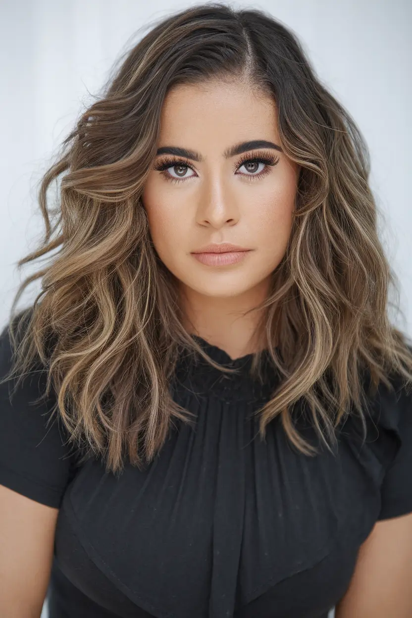 brown hair color summer 2025 Textured Ash Bronde for Soft Contrast
