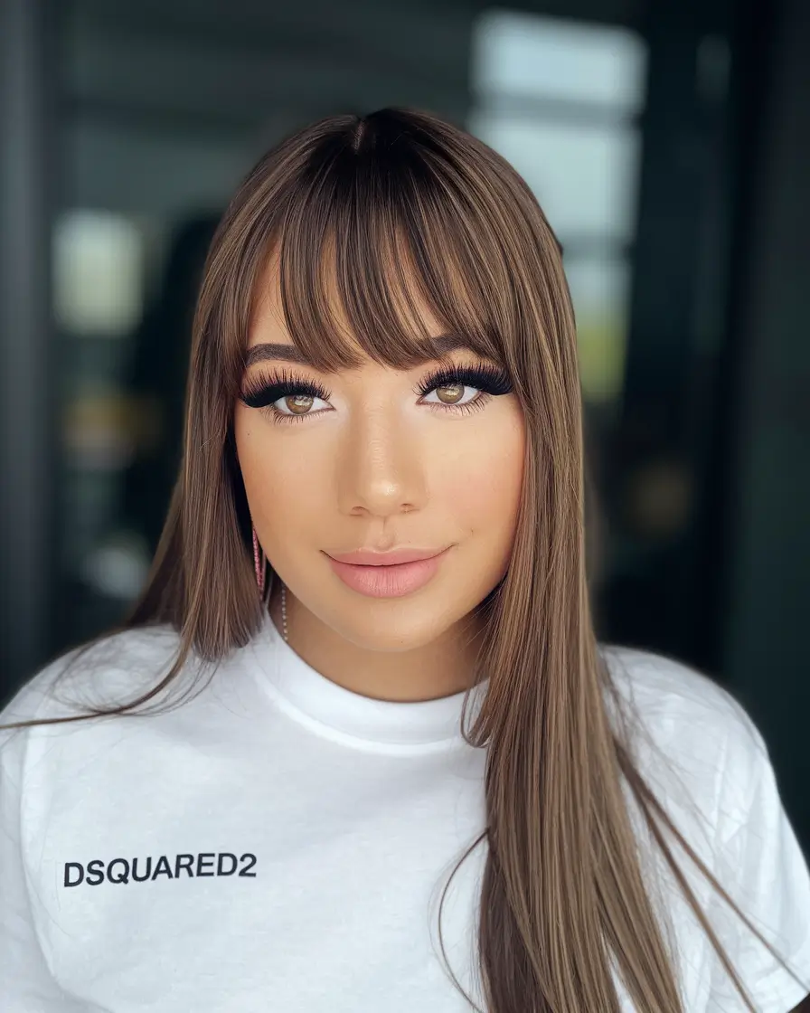 brunette highlights summer hair