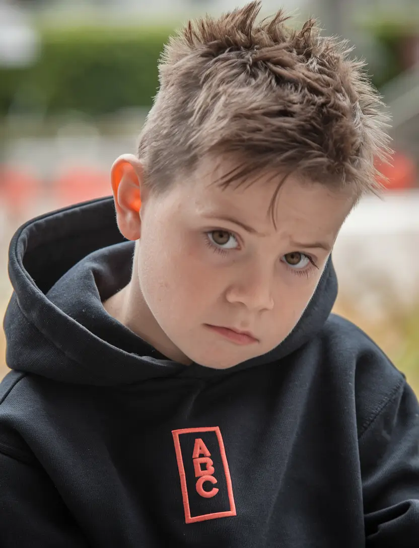 trendy boys haircuts 2025 messy short thick hair