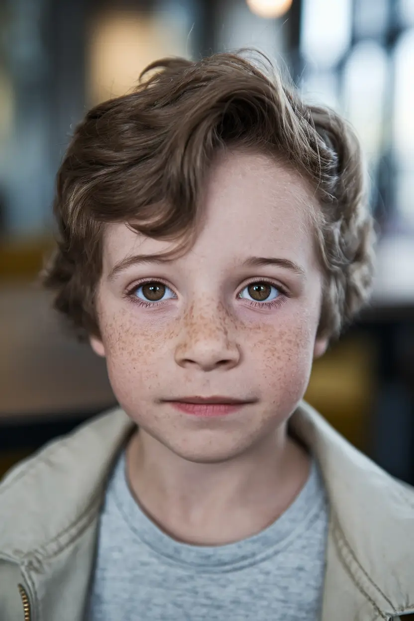 trendy boys haircuts 2025 wavy mop top vintage