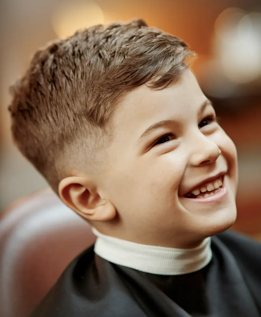 trendy boys haircuts 2025 short thick fade crop