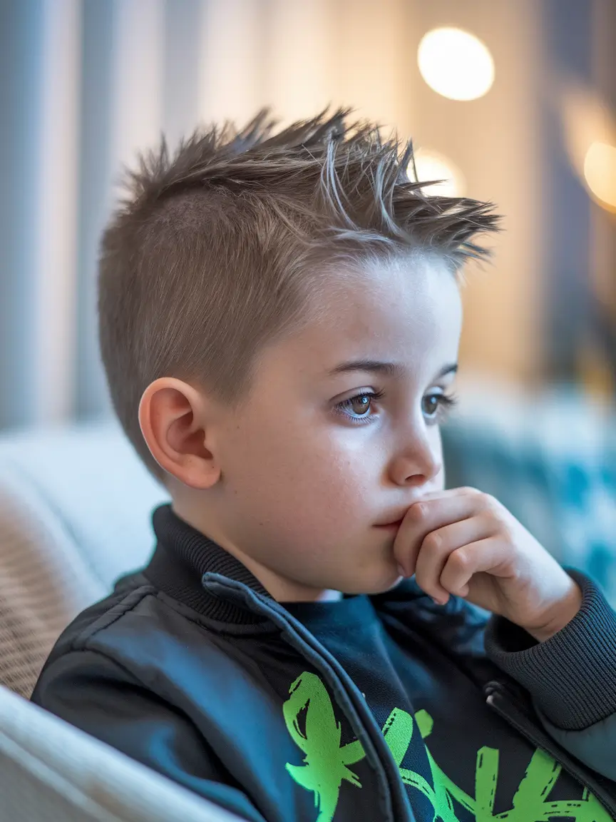trendy boys haircuts 2025 short fade short thick hair