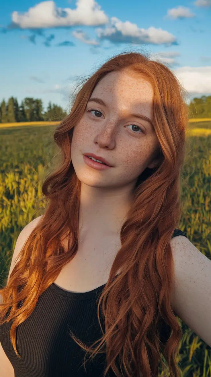 cute hairstyles for teen girls easy+Ginger Waves with Soft Movement