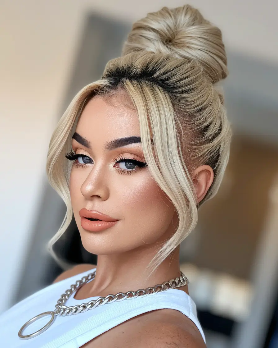 Easy Chic Summer Updo Polished High Bun
