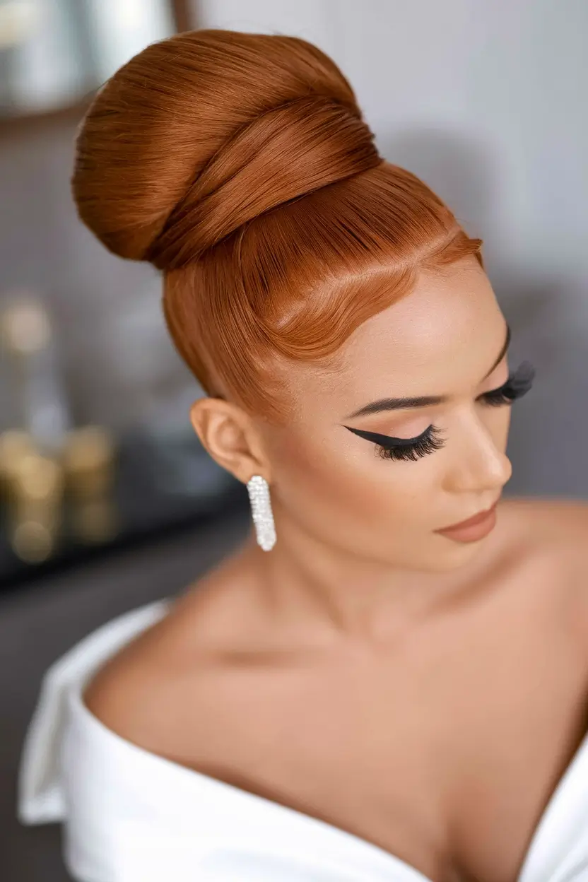 Easy Chic Summer Updo Vintage Voluminous Bun