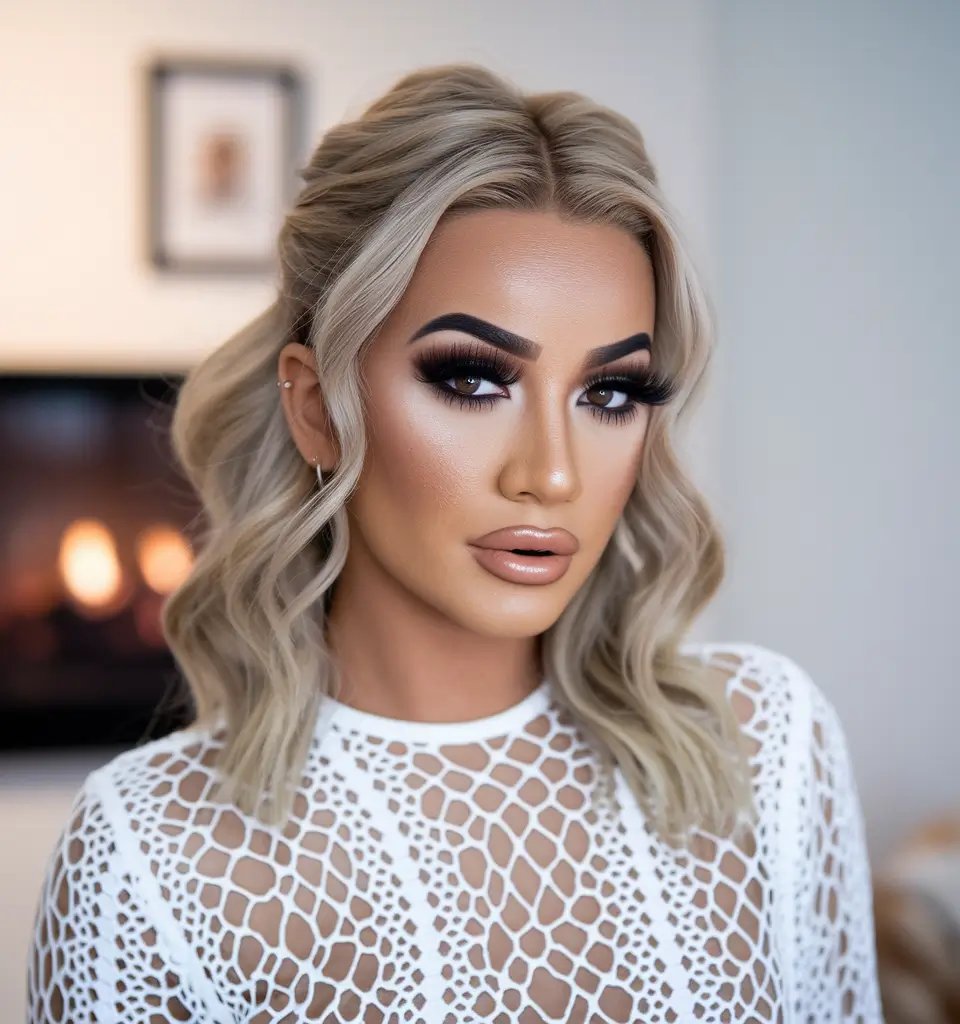 Easy & Cute Hairstyles Inspiration - Summer 2025 - Glam Waves with a Sultry Edge