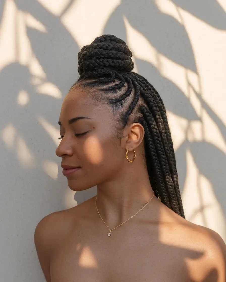 Easy Vacation Hairstyles Inspo - Summer 2025 - Braided Crown Updo