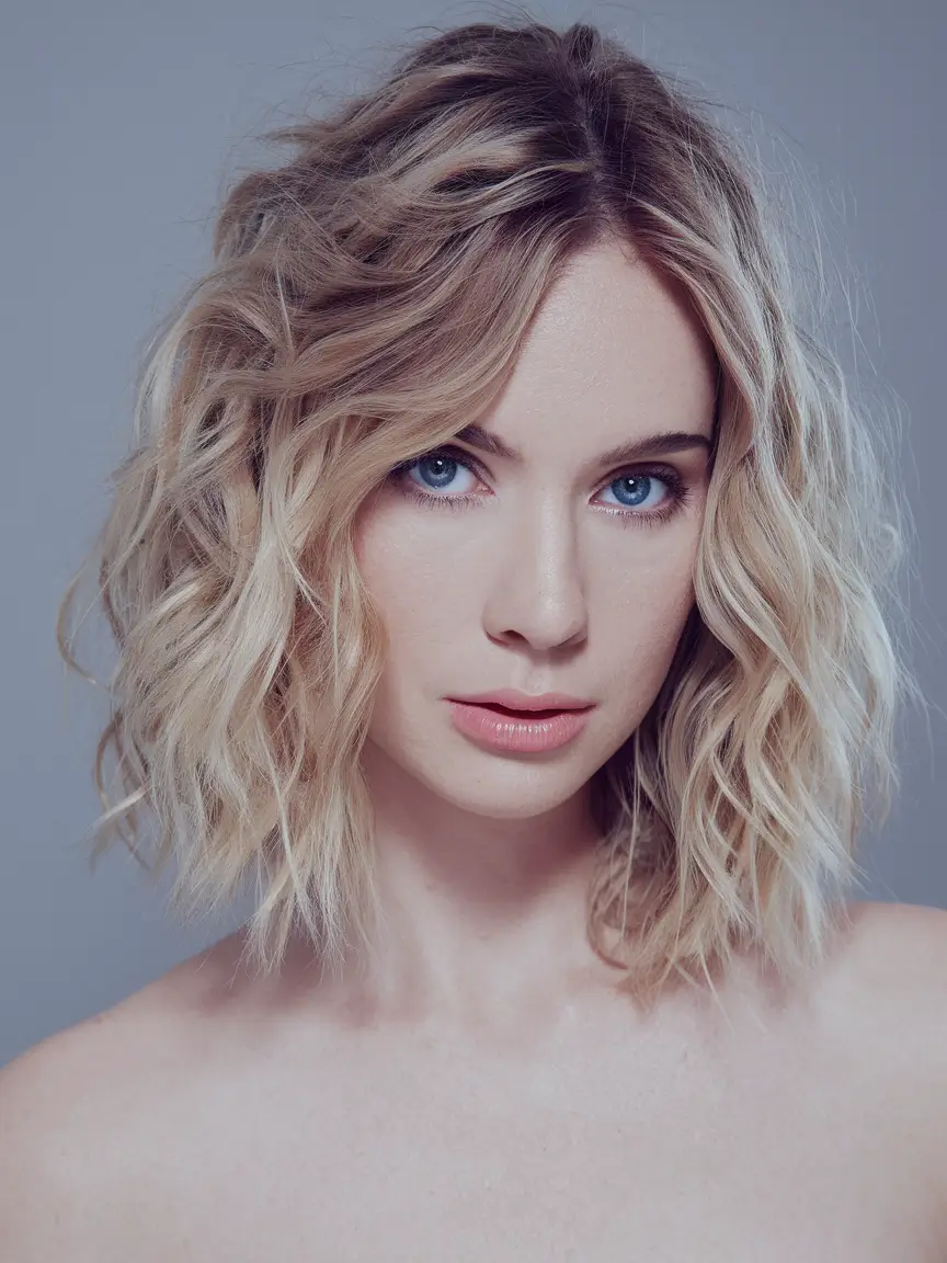 easy wig hairstyles blonde tousled bob