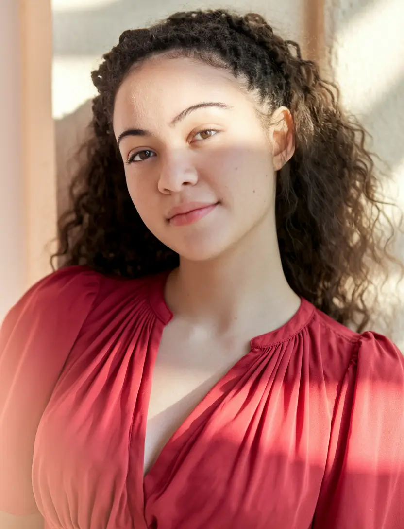 natural hair summer styles Soft Curly Half-Updo with Natural Volume