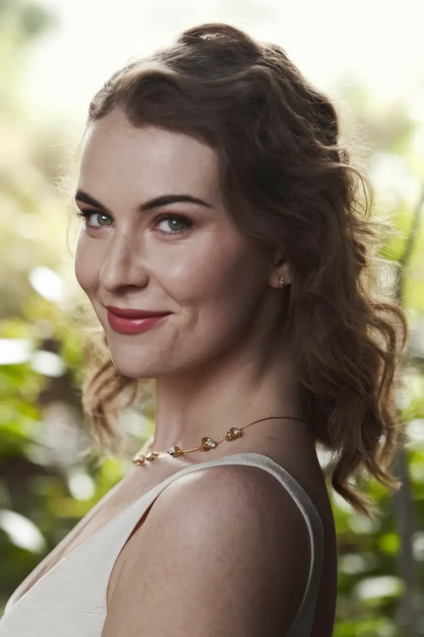summer hairstyle ideas romantic twisted half-updo