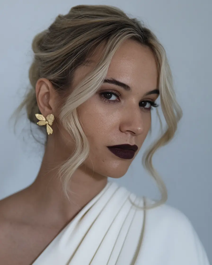 summer hairstyle ideas romantic loose updo