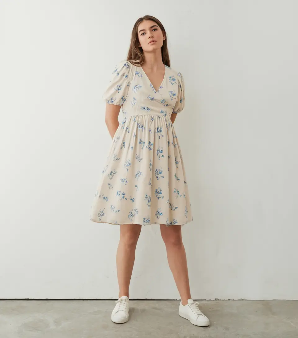 Every Day Casual Dresses Outfits Summer Soft Neutrals and Blue Florals for Everyday Ease