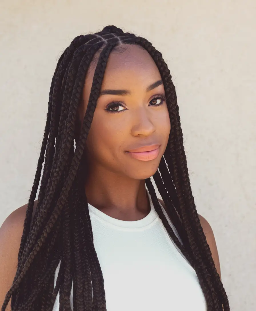 braids summer 2025 Sleek Classic Box Braids