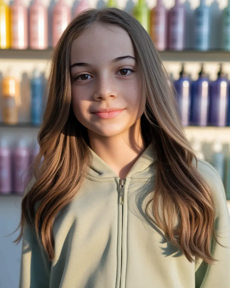 girl haircut summer Subtle Waves with a Breezy Glow
