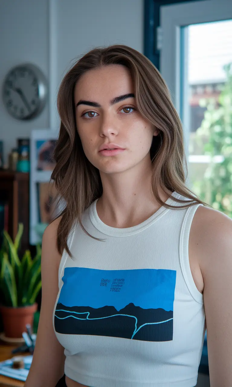 girl haircut summer Minimalist Waves with Flipped Ends