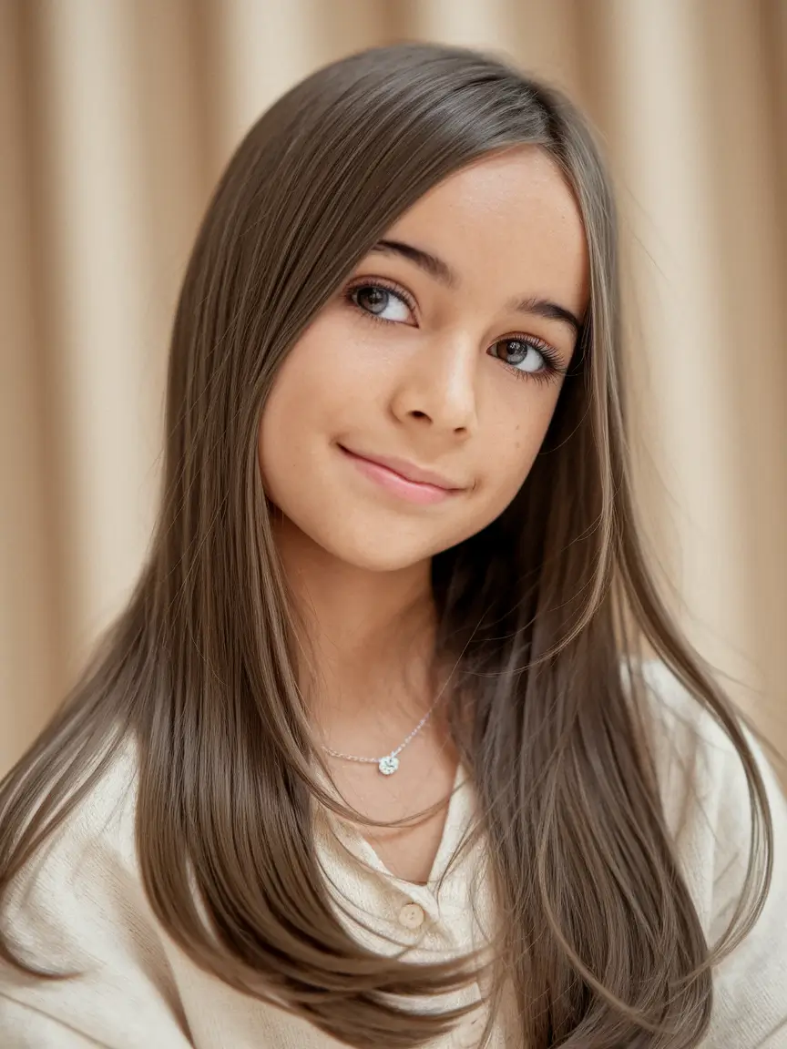 girl haircut summer Polished Ends and a Middle Part That Feels So 2025