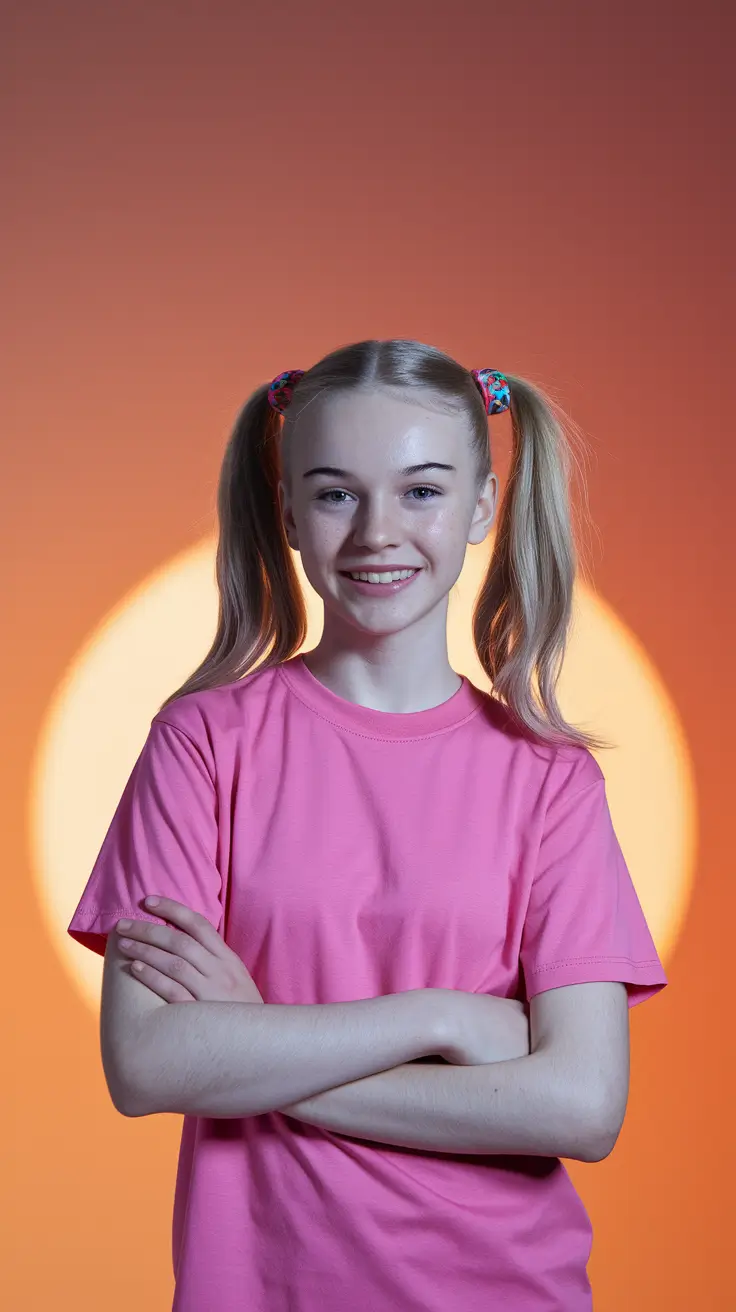 girl haircut summer High Pigtails with Attitude